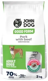 john-dog-good-form-karma-dla-psa-male-rasy-wieprzowina-wolowina-3-kg