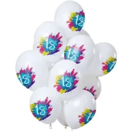 balony-18-urodziny-color-splash-bialy-folat-12-12-szt