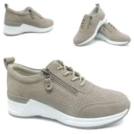 buty-skorzane-damskie-38-polbuty-oddychajace-sznurowane-platforma-evento