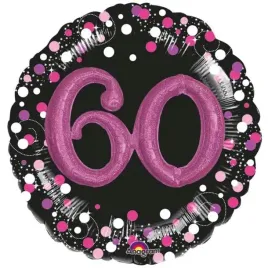 balon-foliowy-60-urodziny-glitz-3d-czarno-rozowy-amscan-32-shp