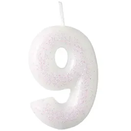 swieczka-na-tort-cyferka-9-rozowy-brokat-biala-amscan-65-cm