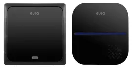 dzwonek-bezprzewodowy-eura-czarny-kinetyczny-58-melodii-100-m-85-db