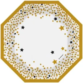 talerzyki-papierowe-golden-wishes-amscan-18-cm-6-szt