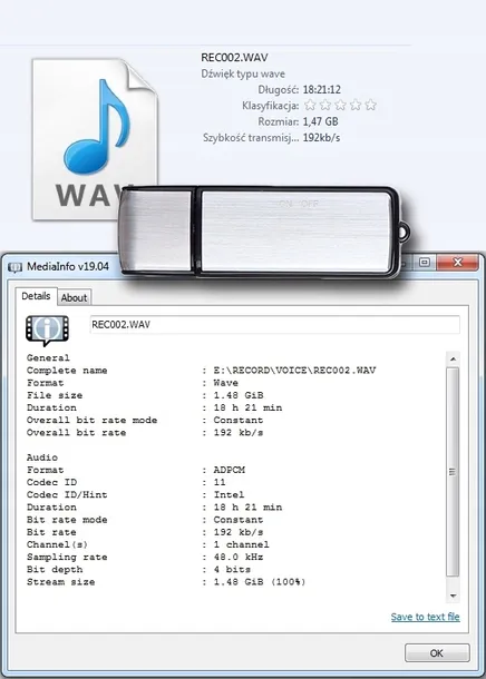 dyktafon-mbg-line-x09-waga-z-opakowaniem-0-5-kg