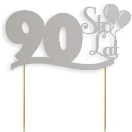 topper-papierowy-sto-lat-90-urodziny-srebrny-17-cm