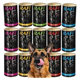 dolina-noteci-rafi-classic-mokra-karma-puszki-dla-psa-mix-smakow-14x1240g