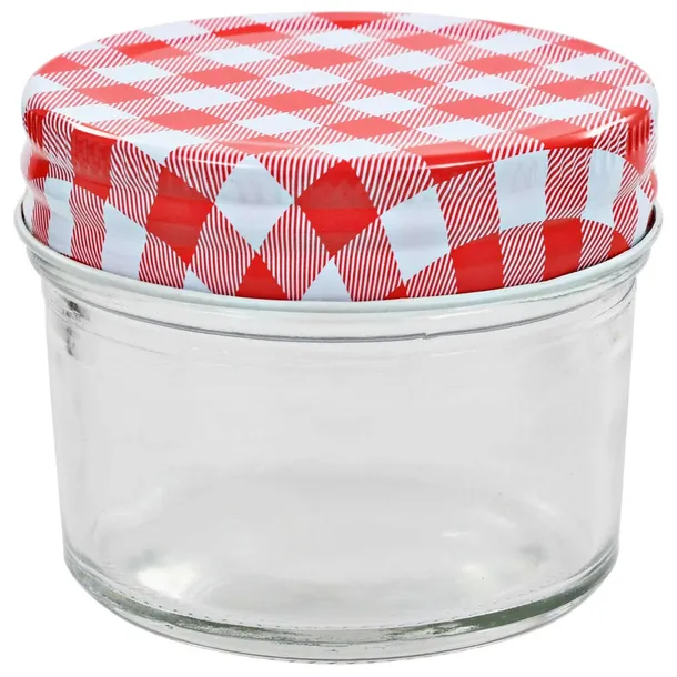 sloiki-na-dzem-110ml-24-szt-czerwono-biale-material-wykonania-szklo