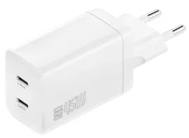 ladowarka-sieciowa-4smarts-pdplug-dual-45w-gan-2xusb-c-biala