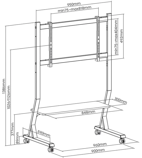 stojak-mobilny-techly-ica-tr325-model-ica-tr325