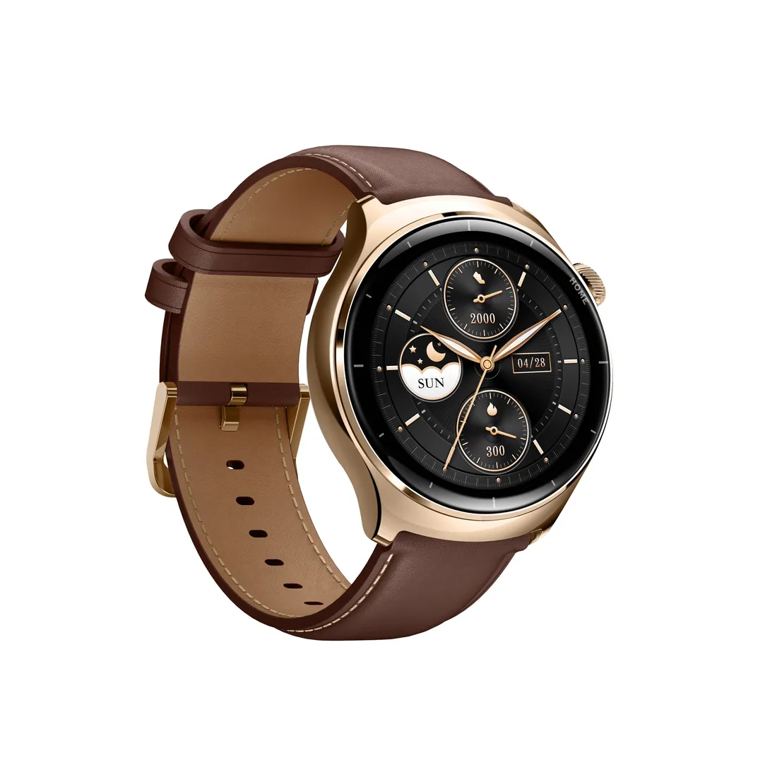 smartwatch-mibro-lite-3-pro-zloty-material-paska-skora-naturalna