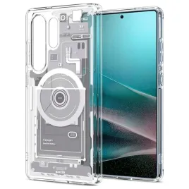 etui-spigen-ultra-hybrid-mag-magsafe-do-samsung-galaxy-s25-ultra-bialy