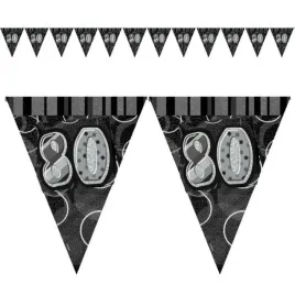baner-flagi-urodziny-80-glitz-black-czarny-36-m