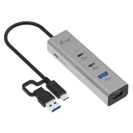 hub-usb-i-tec-cahubmetal2a2cpd-4-porty