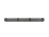 patch-panel-24-port-1u-kat-5e-czarny-ekranowany-waga-z-opakowaniem-1-38-kg