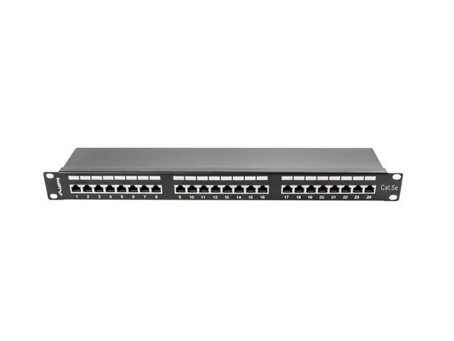 patch-panel-24-port-1u-kat-5e-czarny-ekranowany-kod-producenta-pps5-1024-b