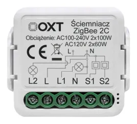 modul-oxt-mini-sciemniacz-2-kanaly-zigbee-tuya