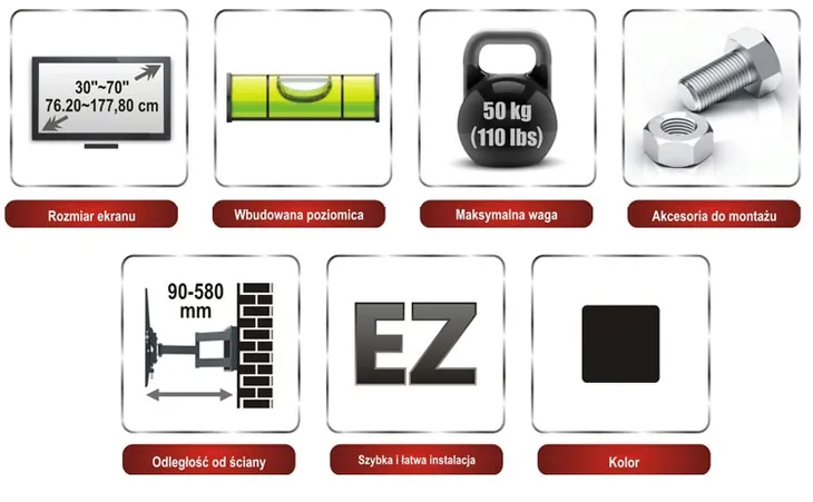 uchwyt-na-telewizor-red-eagle-hermes-waga-z-opakowaniem-6-8-kg-standard-vesa-75-x-75