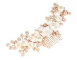 grzebyk-slubny-rozowe-zloto-rose-gold-biale-kwiaty
