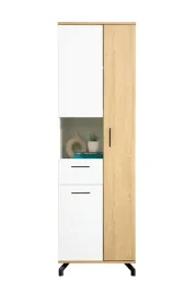 witryna-60cm-bialy-lux-dab-biszkoptowy-mati-3