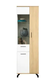 witryna-60cm-bialy-lux-dab-biszkoptowy-mati-4