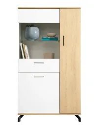 witryna-90cm-bialy-lux-dab-biszkoptowy-mati-5