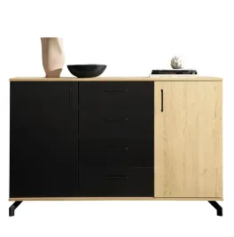 komoda-140cm-czarny-dab-biszkoptowy-mati-9
