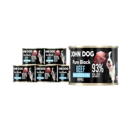 john-dog-pure-black-junior-karma-mokra-dla-szczeniat-wolowina-6x200-g