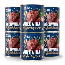 john-dog-berry-line-wolowina-z-borowkami-6x800g