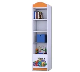 regal-wysoki-happy-rw01-pomaranczowy-mebelki-dzieciece-happybabies-pl