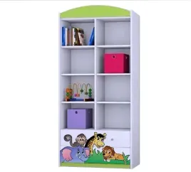 regal-wysoki-happy-rw10-zielony-mebelki-dla-dziecka-happybabies-pl