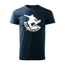 koszulka-ze-snowboardem-snowboard-meska-granatowa-regular