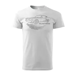 koszulka-motoryzacyjna-z-fordem-mustangiem-ford-mustang-meska-biala-regular