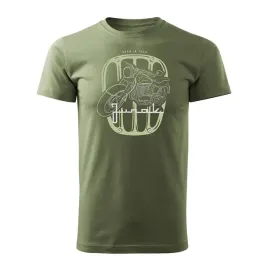 koszulka-z-junakiem-z-motocyklem-na-motor-junak-meska-khaki-regular