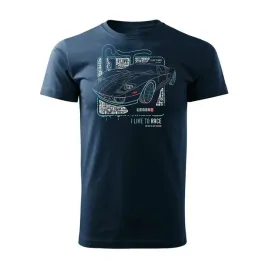 koszulka-motoryzacyjna-z-samochodem-ford-gt-meska-granatowa-regular