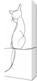 obraz-20x50cm-elegancja-w-jednej-linii