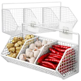 polka-kuchenna-wiszaca-scienna-kosz-koszyk-bez-wiercenia-organizer-bialy