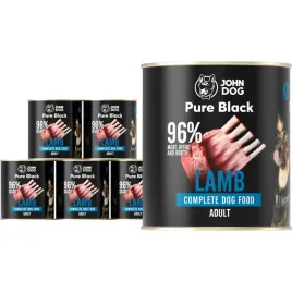 john-dog-pure-black-karma-mokra-jagniecina-6x800g