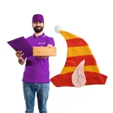 czapka-elf-w-paski-czerwono-zolta-arpex