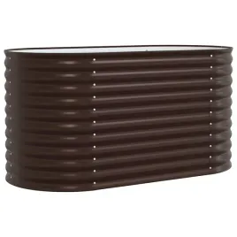 podniesiony-grzadka-brazowy-160-x-80-x-81-cm-stal