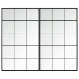 zestaw-2-lusterek-sciennych-metalowa-rama-100x60-cm-czarny