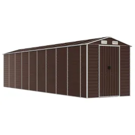 szopa-ogrodowa-brazowa-191x810x198-cm-stal-galwanizowana