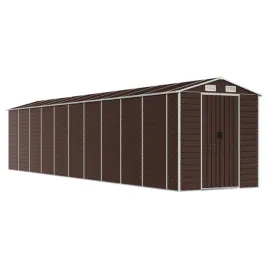 szopa-ogrodowa-brazowa-191x895x198-cm-stal-galwanizowana