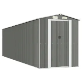 szopa-ogrodowa-jasnoszara-192x772x223-cm-stal-galwanizowana