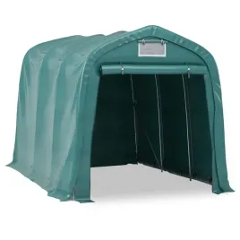 namiot-garazowy-24-x-36-m-ciemnozielony-100percent-pvc-stal-galwanizowana