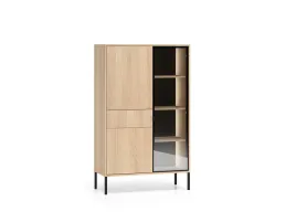 witryna-z-oswietleniem-led-barnee-01-dab-150-cm