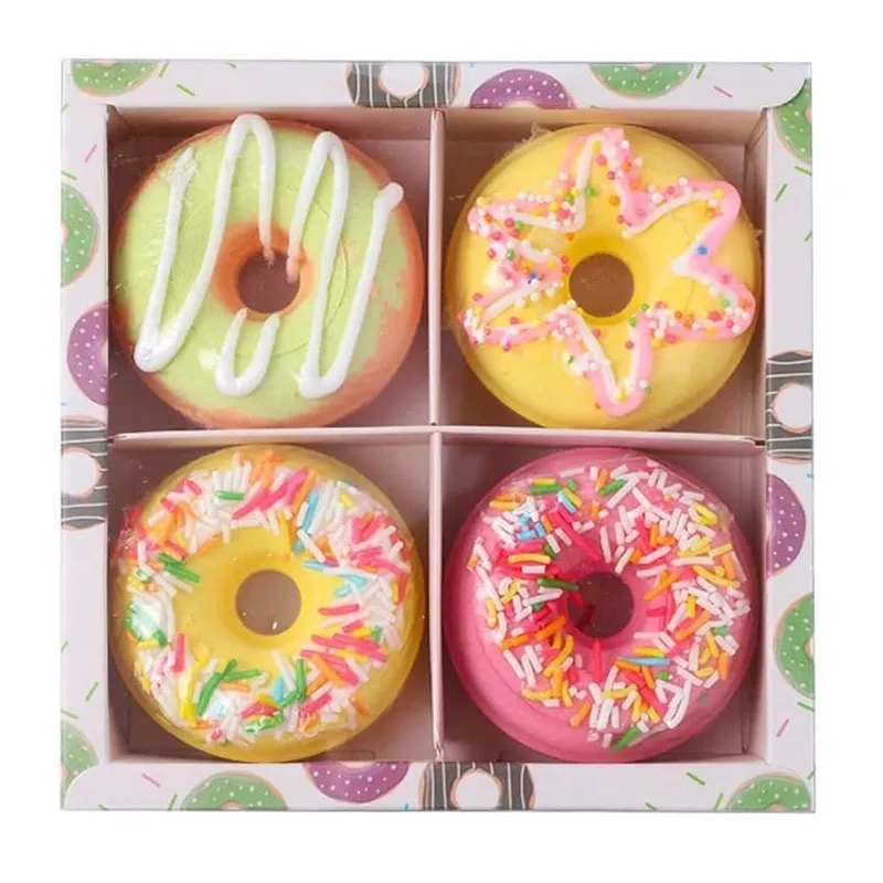 kule-do-kapieli-zestaw-donut-swiateczne-kula-do-kapieli-4-szt-stan-nowy