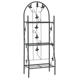 stojak-na-rosliny-z-liscmi-czarny-52x28x128-cm-3-polki-zelazo