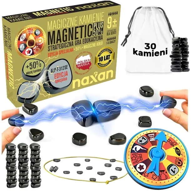 MAGNETYCZNE KAMIENIE GRA LOGICZNA STRATEGICZNA RODZINNA MAGNETIC MAGNESY