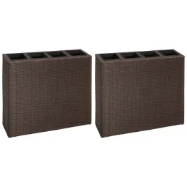 zestaw-2-brazowych-rattanowych-oslon-z-8-wyjmowanymi-donicami-79x22x76-cm