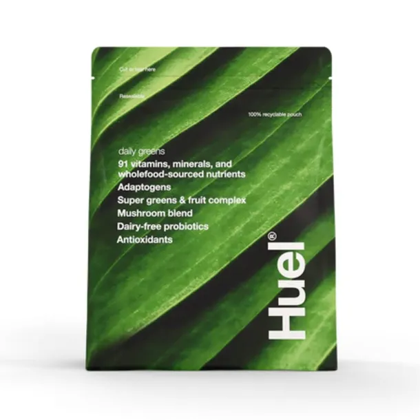 HUEL Daily Greens koktajl mieszanka roślin i grzybów 30 porcji 255g